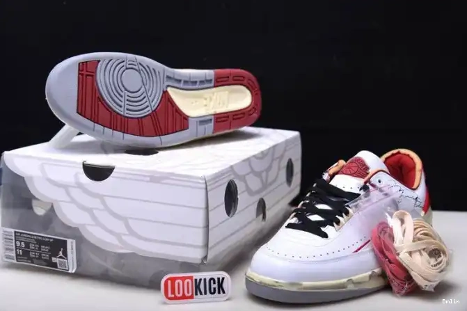 Boostmaster lin White Low Jordan Retro Off-White 2 SP DJ4375-106 Red 0507